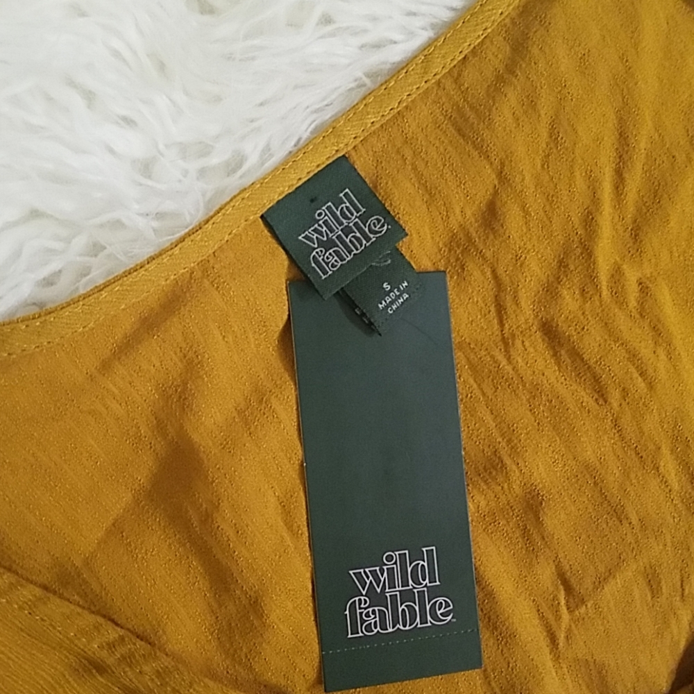 NWT Yellow Jumpsuit - Picture 5 of 6